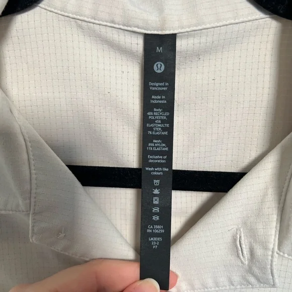 Lululemon Men’s Airing Easy Camp Collar Shirt - Picture 4 of 7